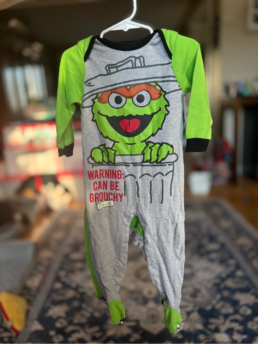 Oscar the Grouch Footed One Piece